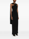 Solace London Rona Maxi Dress — Black