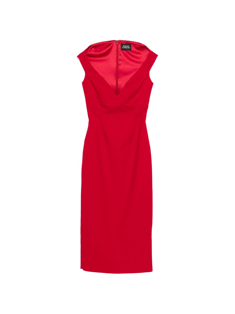 Solace London Monica Dress — Red