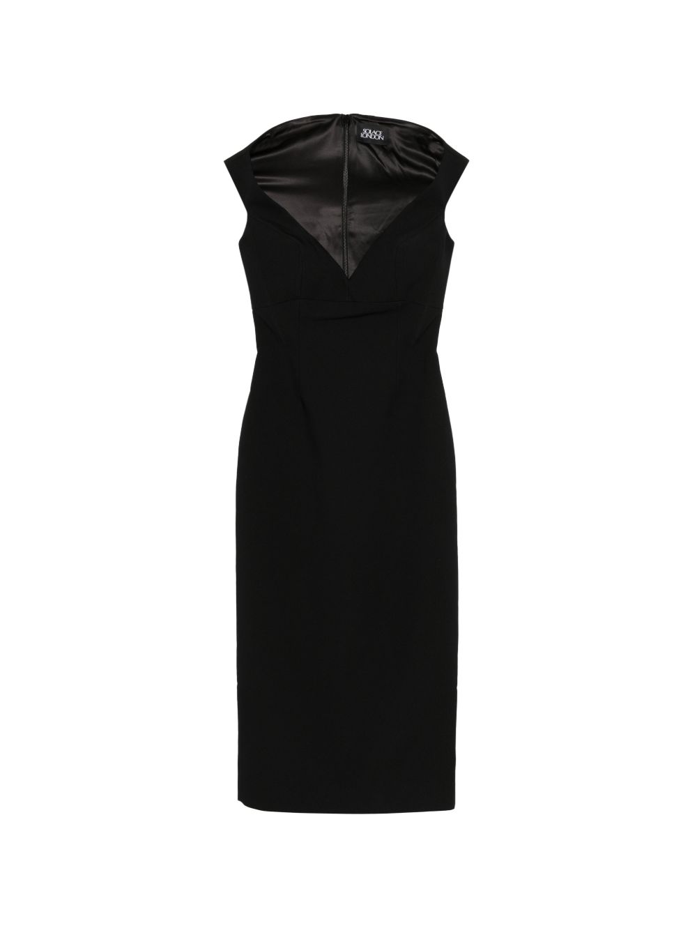 Solace London Monica Dress — Black
