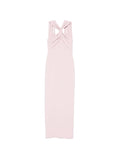 Solace London Twisted Bodice Dress — Pink