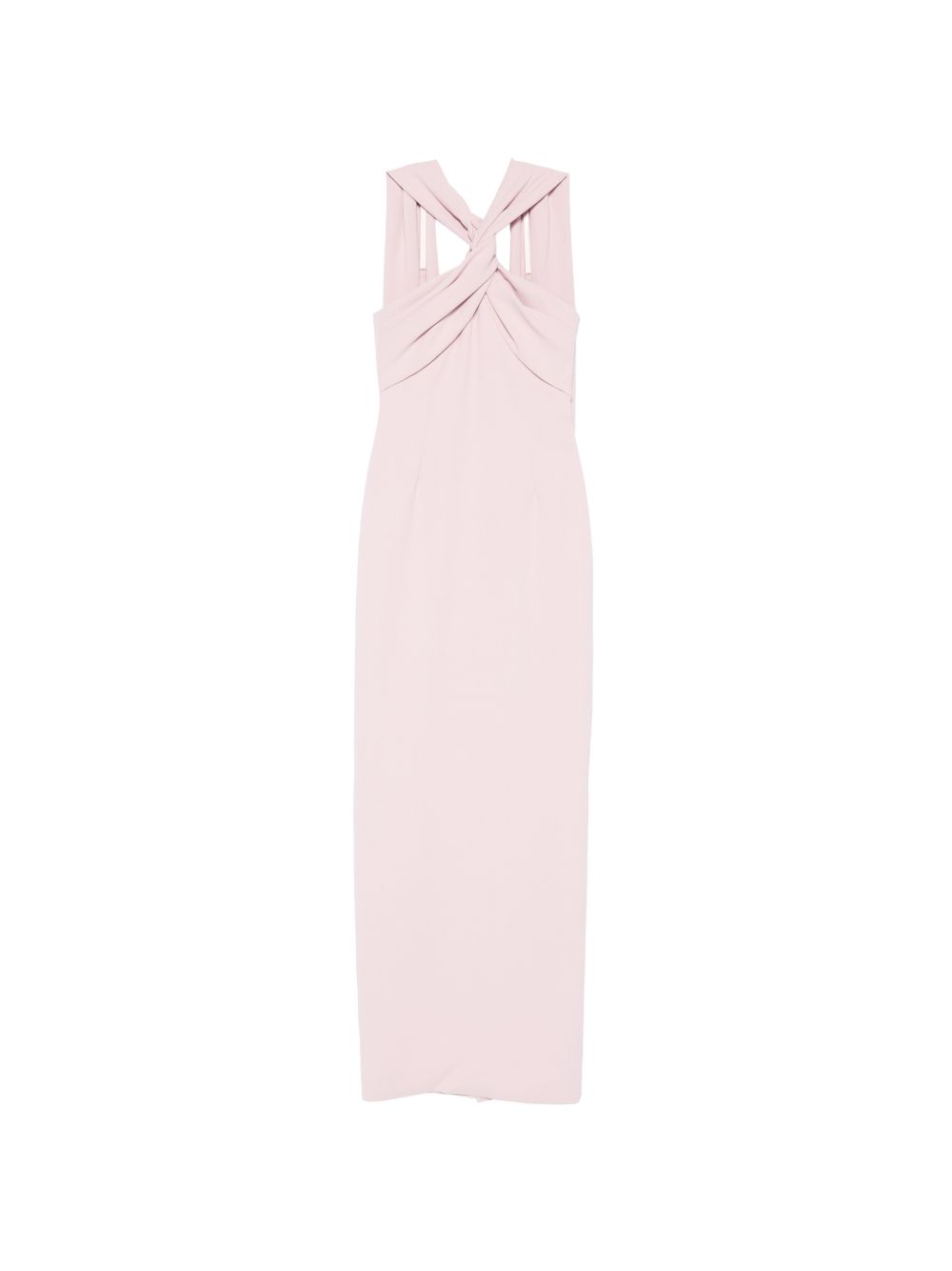 Solace London Twisted Bodice Dress — Pink