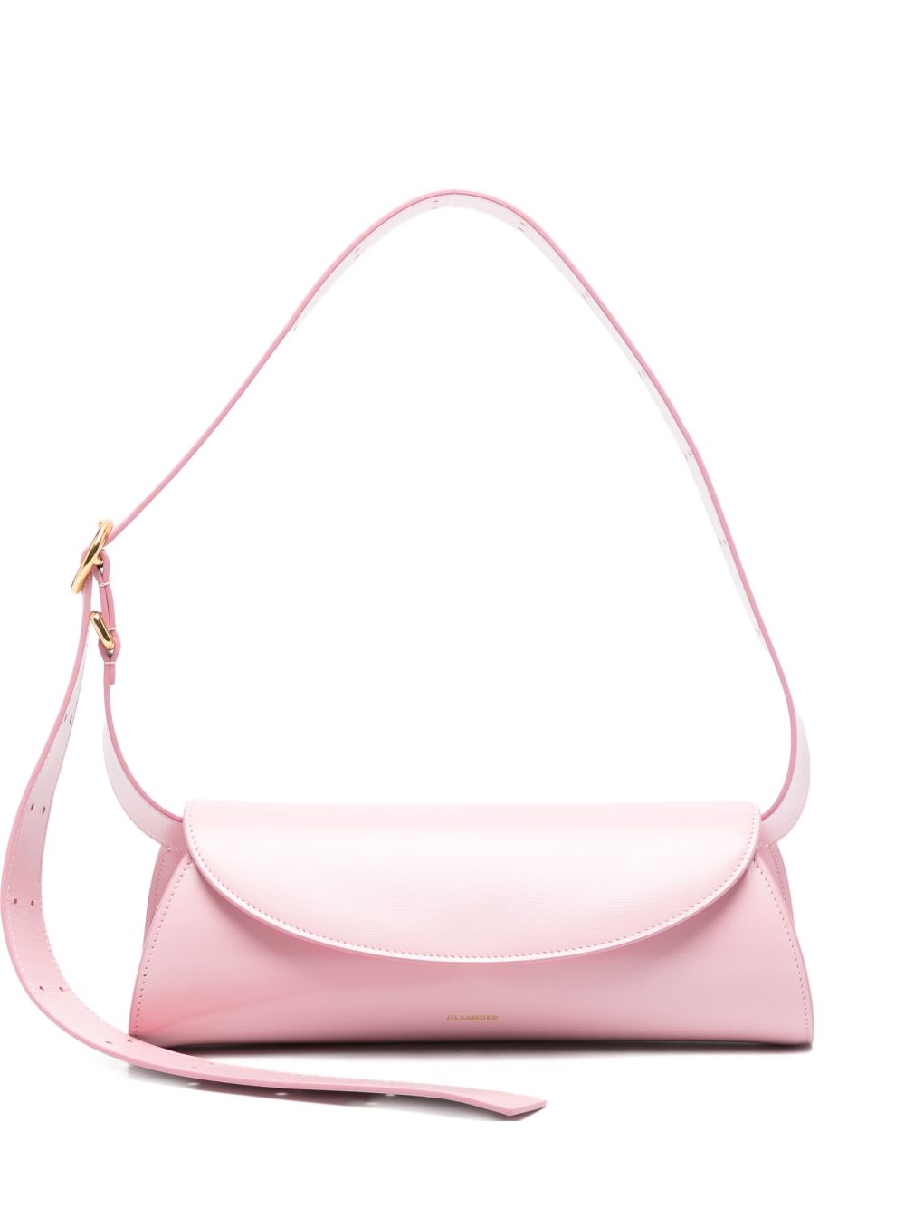 Jil Sander Cannolo Shoulder Bag — Rose Pink