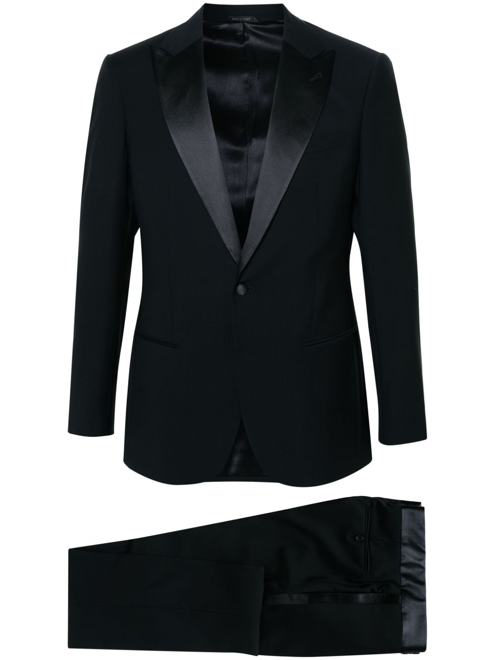 Giorgio Armani Virgin Wool Silk Tuxedo — Black