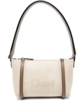 Chloé Carry Shoulder Bag — Cream
