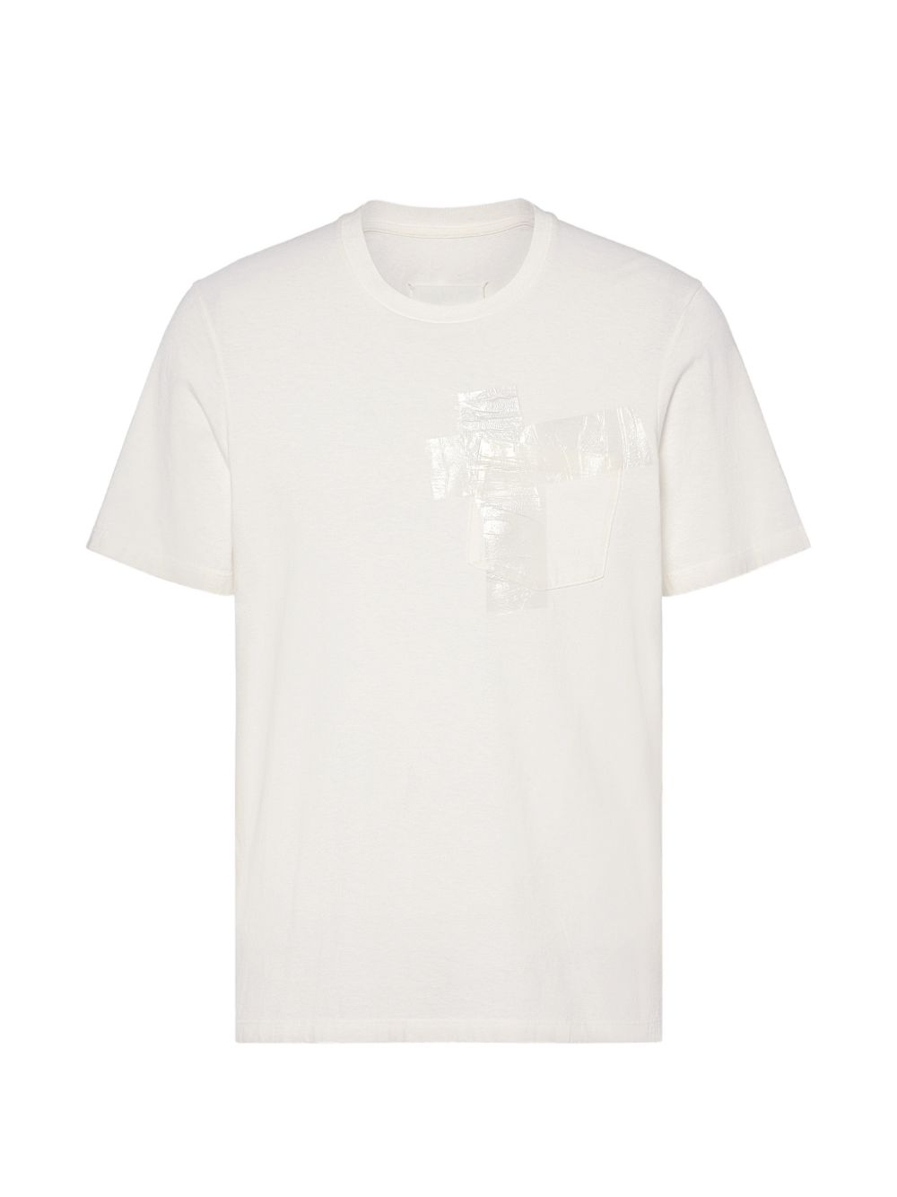 Maison Margiela Taped Cotton T-Shirt — White