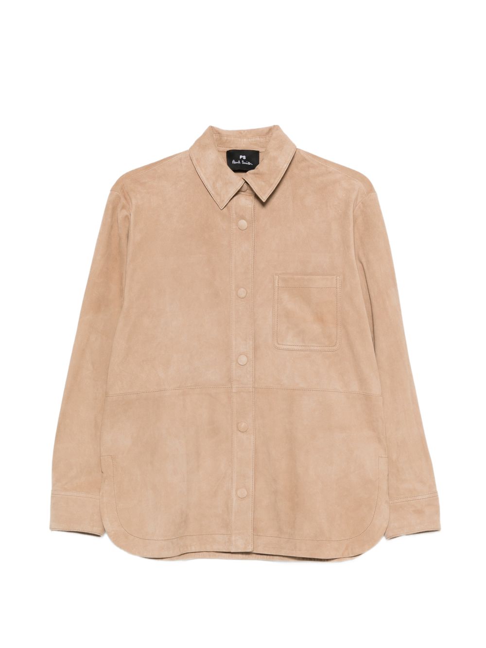 Paul Smith Leather Shirt — Beige