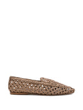 Forte Forte Woven Leather Loafer — tan