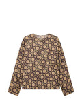 Emporio Armani Printed Jacket — Brown