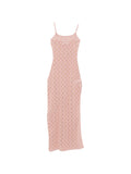Marine Serre Moon Dress — Pink