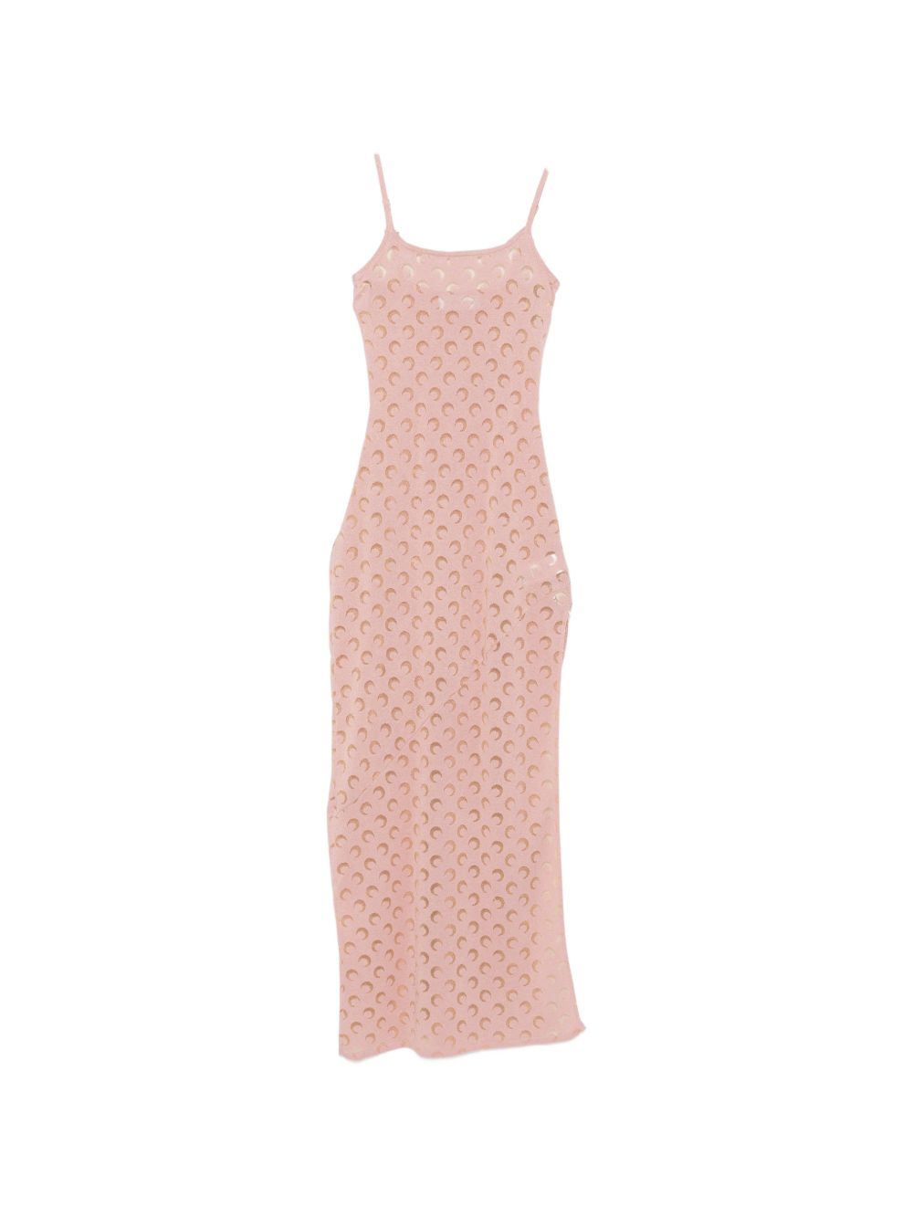 Marine Serre Moon Dress — Pink