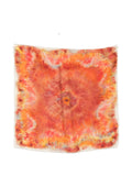 Zimmermann Tie-Dye Printed Silk Scarf — Red