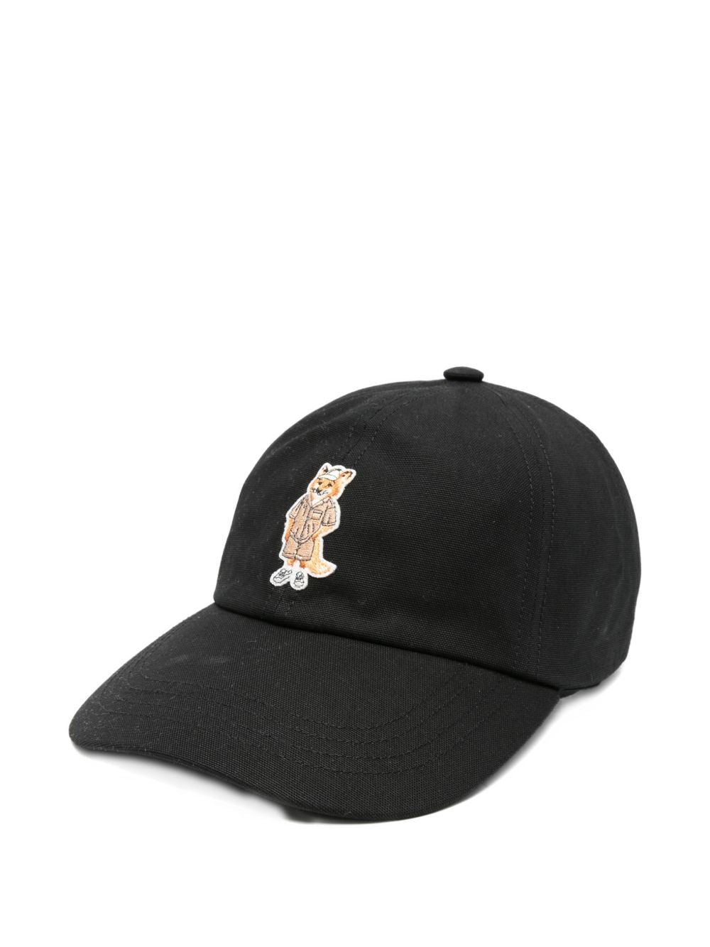 Maison Kitsuné Baseball Cap — Black