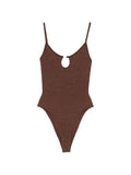HUNZA Mia Swimsuit — Brown