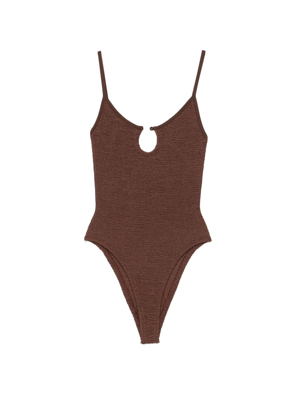 HUNZA Mia Swimsuit — Brown