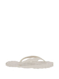 Zimmermann Scalloped Thong Sandals — White
