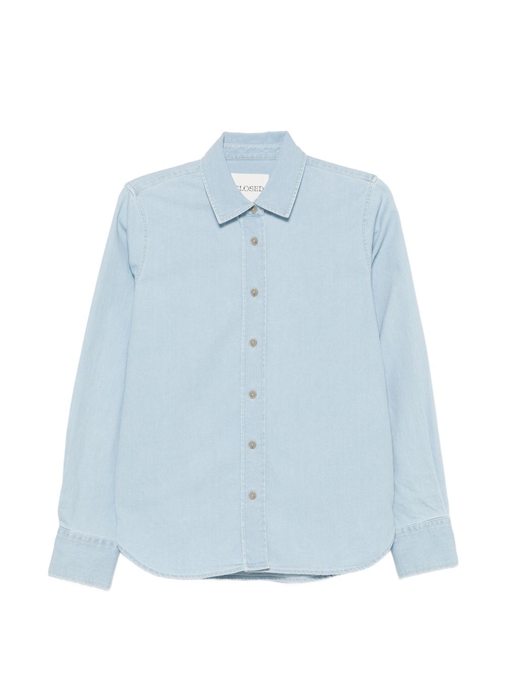 Closed Cotton Denim Shirt — Light Blue
