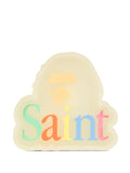 Saint Mxxxxxx Graphic Rubber Decorative Tray — Cream