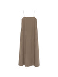 MATTEAU Cotton Long Dress — Brown