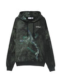 Off White Dark Painting Skate Hoodie — Black