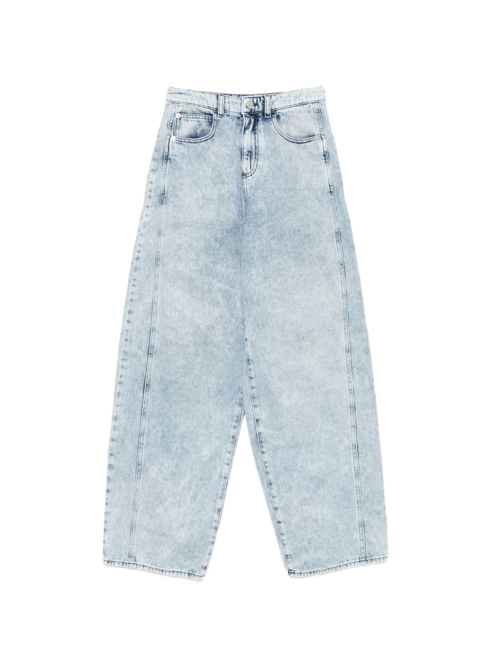 Emporio Armani Acid-Wash Denim Jeans — Blue