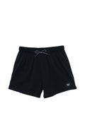 Emporio Armani Logo Patch Shorts — Black
