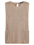 MIZUIRO Ring Vest — Beige