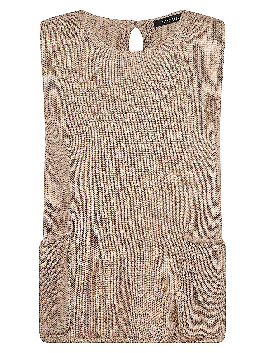 MIZUIRO Ring Vest — Beige