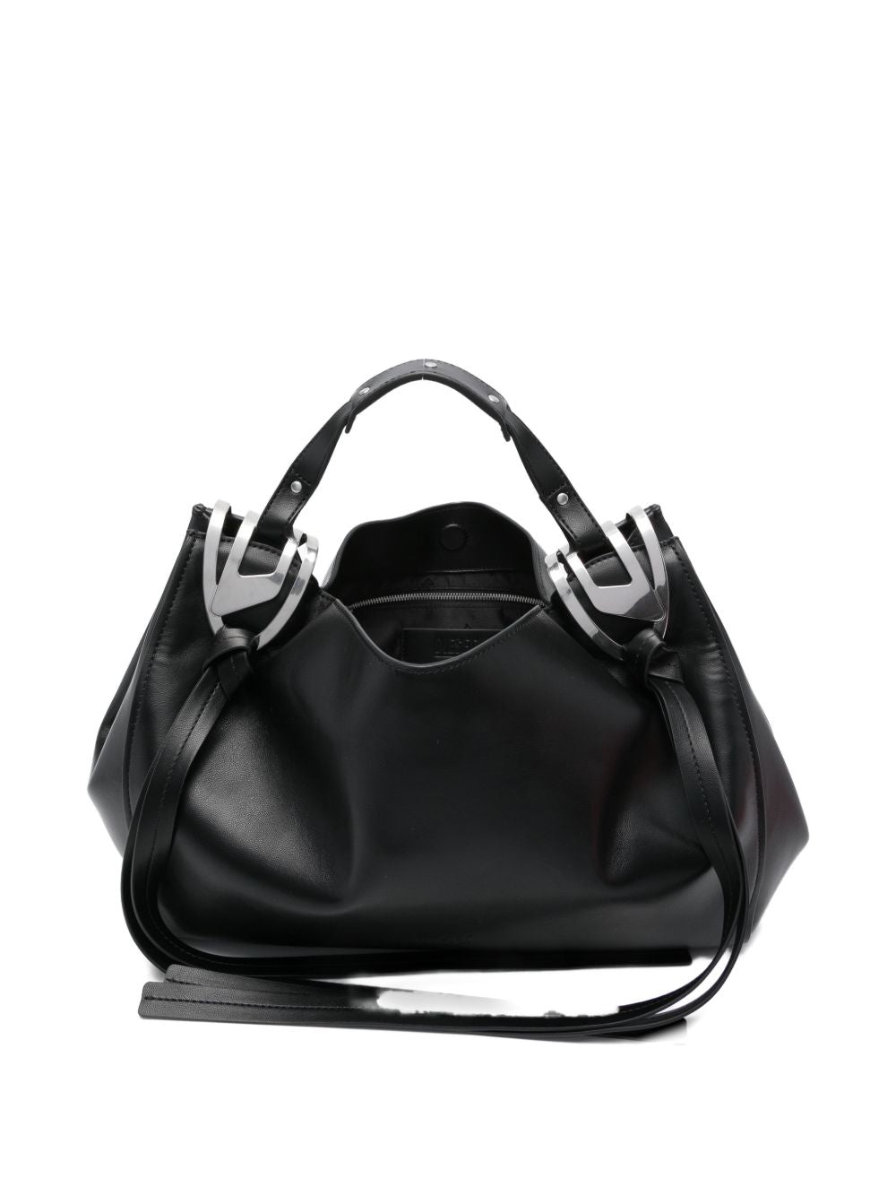 Diesel Knot Top Handle Bag — Black