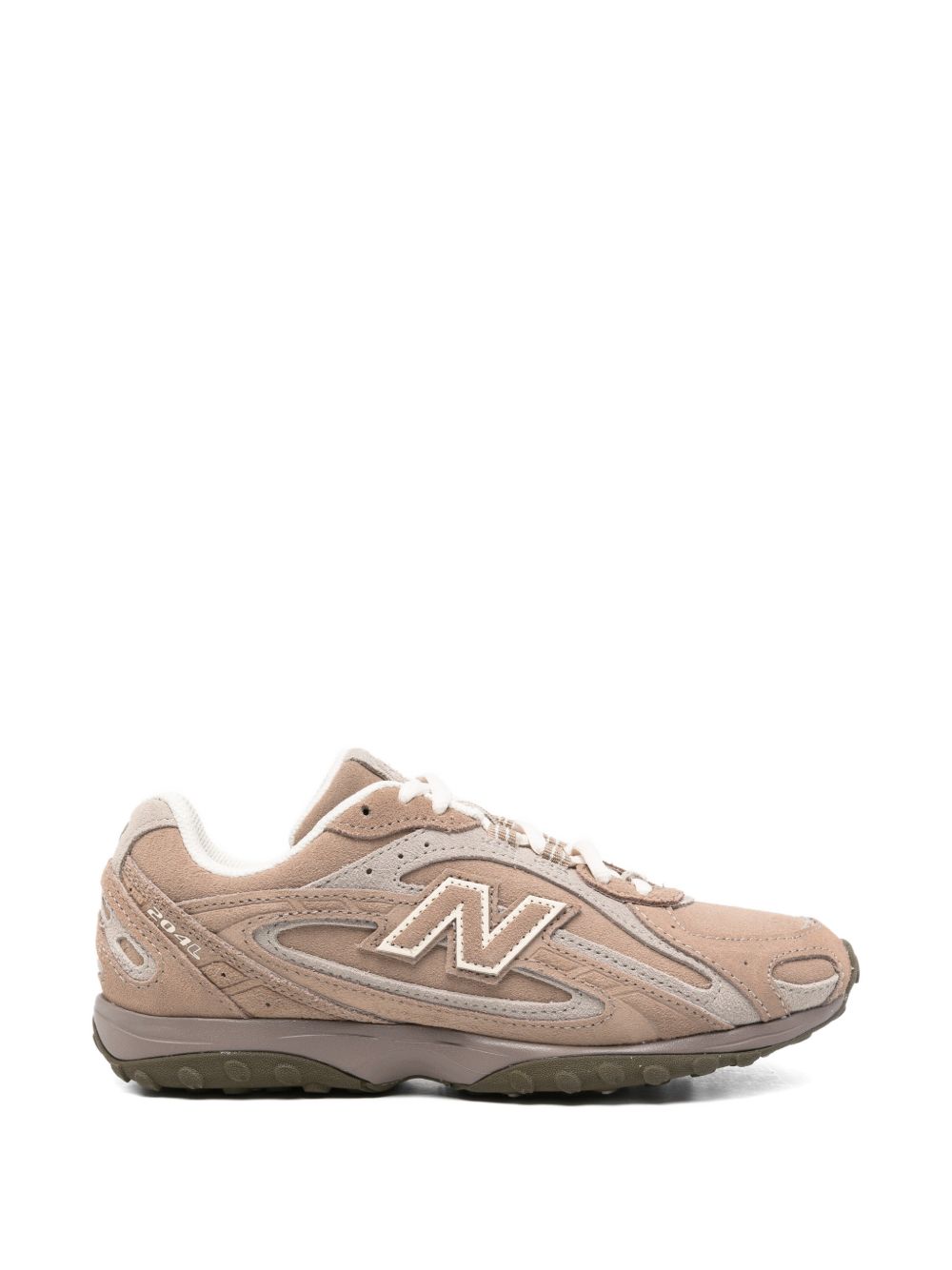 New Balance Suede Low-Top Sneaker — Beige