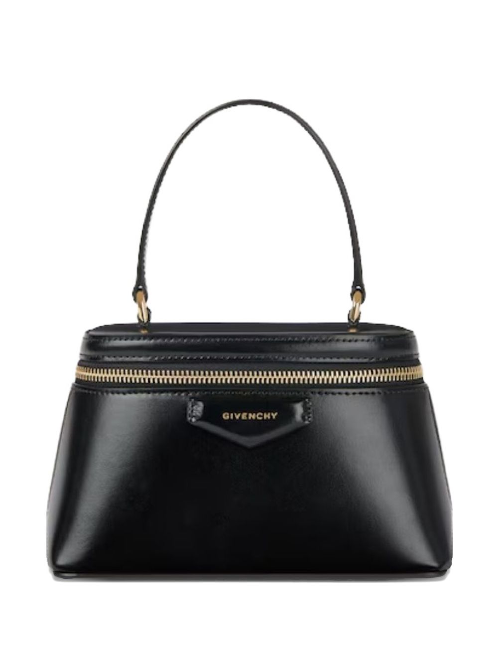 Givenchy Logo Top Handle Top Handle Bag — Black