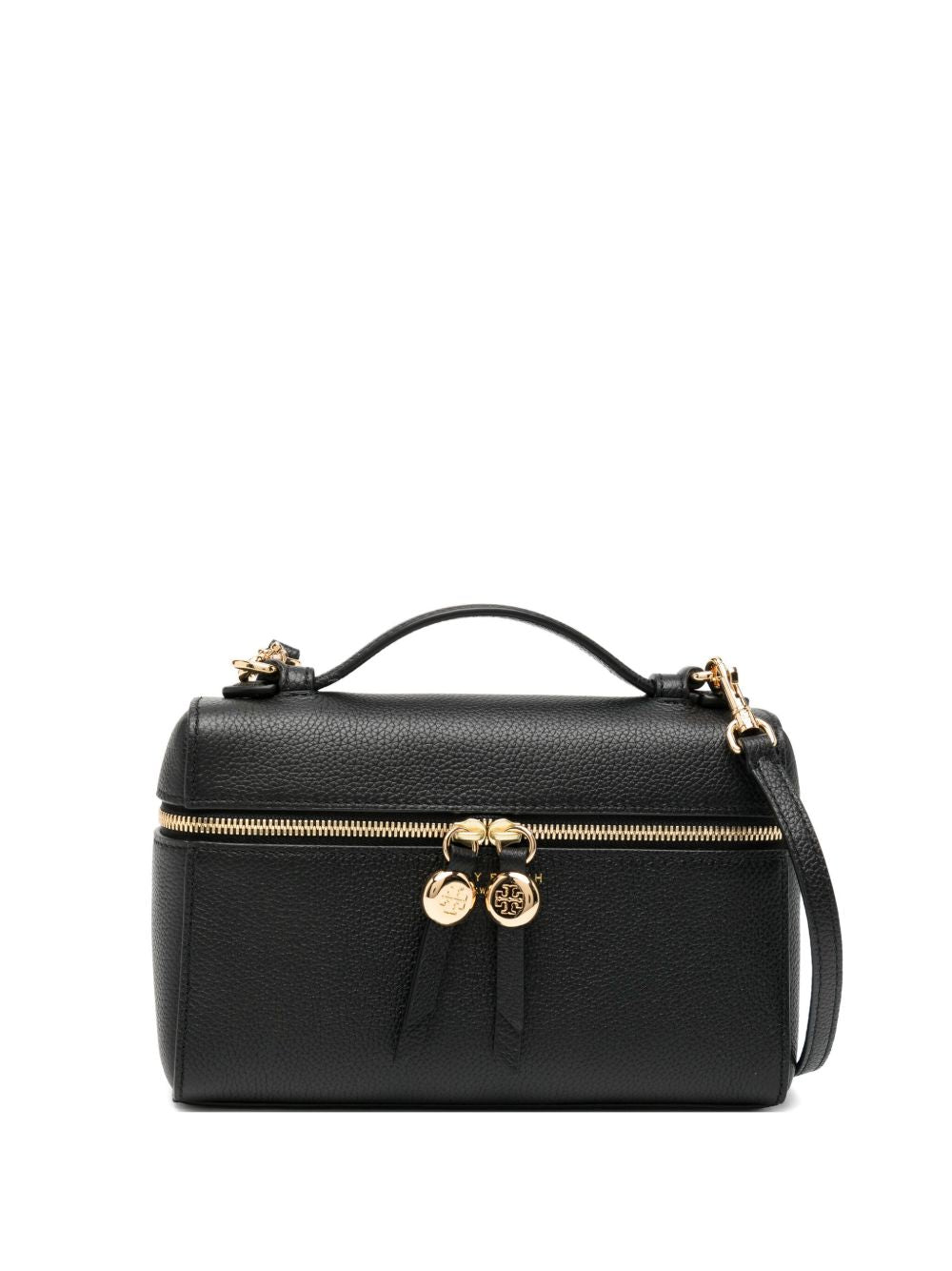 Tory Burch Romy Top Handle Bag — Black