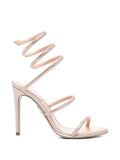 René Caovilla Cleo Heel Sandal — Powder Pink