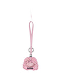 Ganni Crab-Shaped Crystal-Embellished Coin Purse — Pink