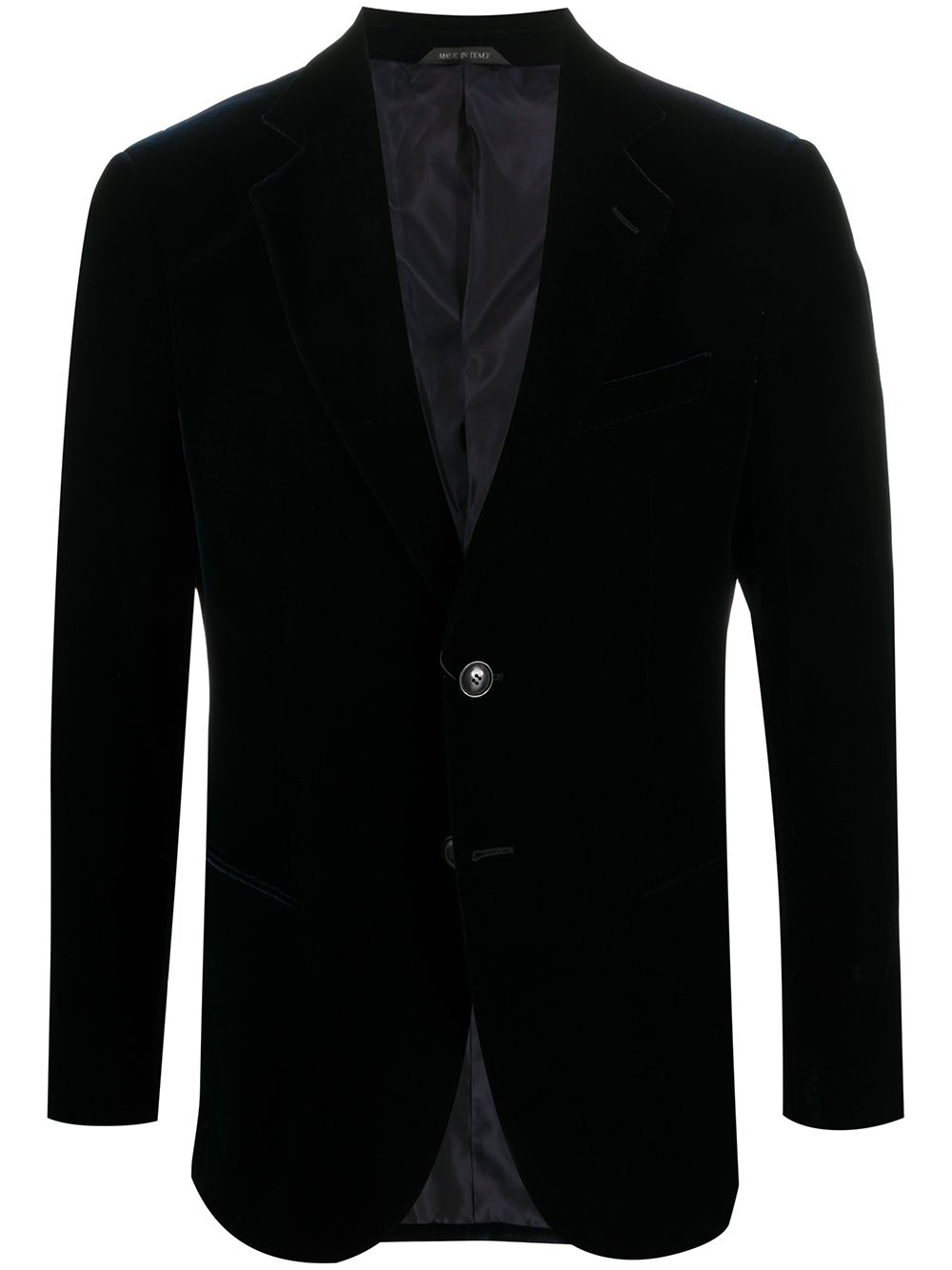 Giorgio Armani Velvet Blazer — Black