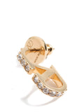 Valentino Garavani Logo and Crystal-Embellished Earrings — Gold