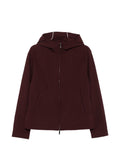 Emporio Armani Nylon Blouson Jacket — Burgundy