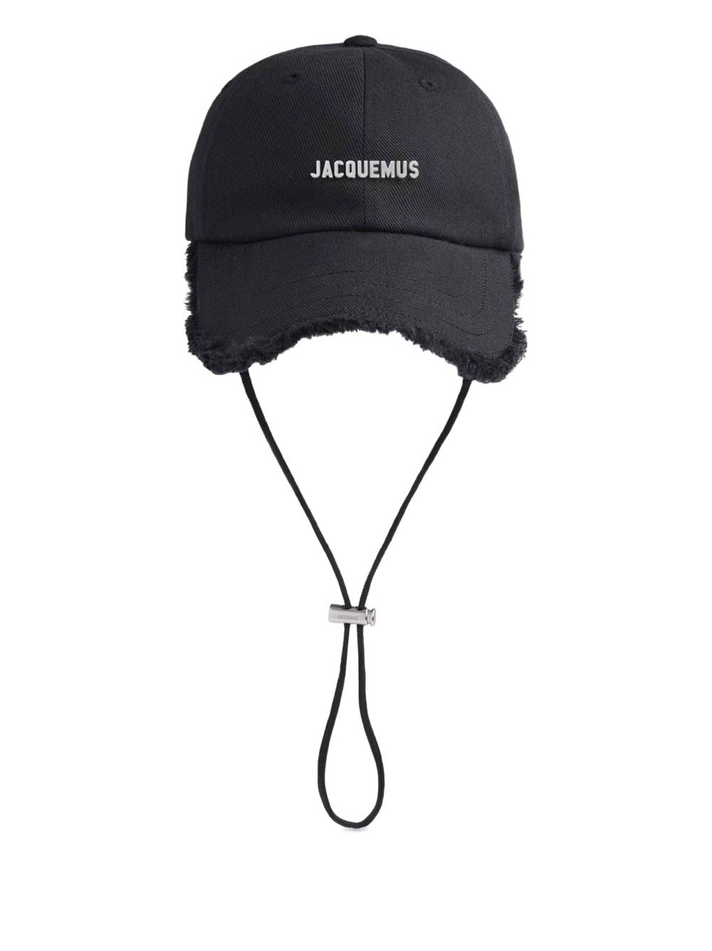 JACQUEMUS Logo-Embroidered Baseball Cap — Black