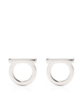 Ferragamo Gancio Earrings — Silver