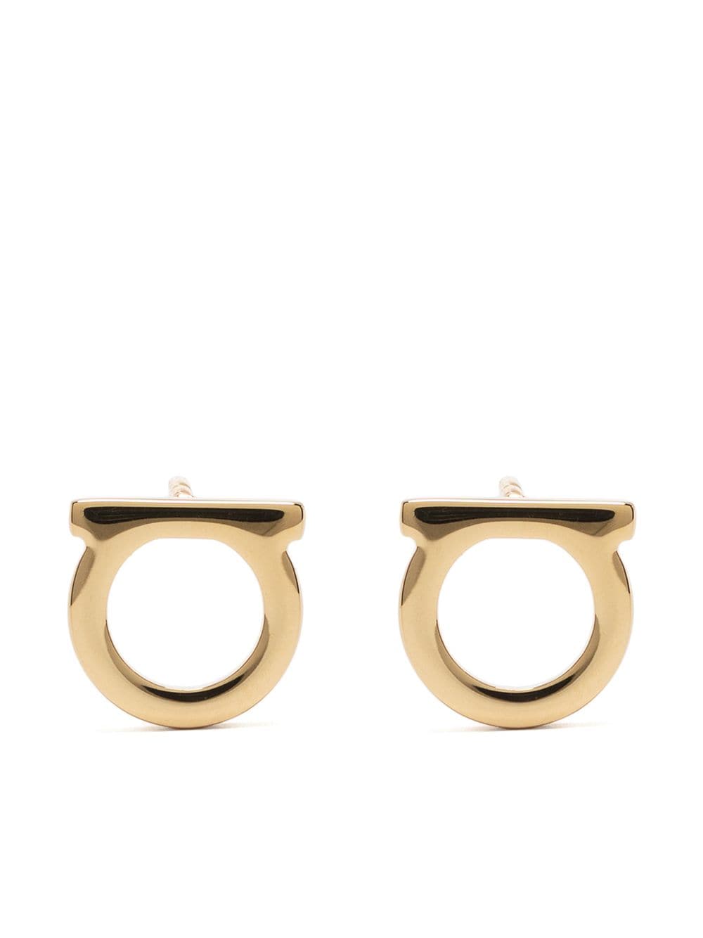 Ferragamo Gancini Earrings — Gold