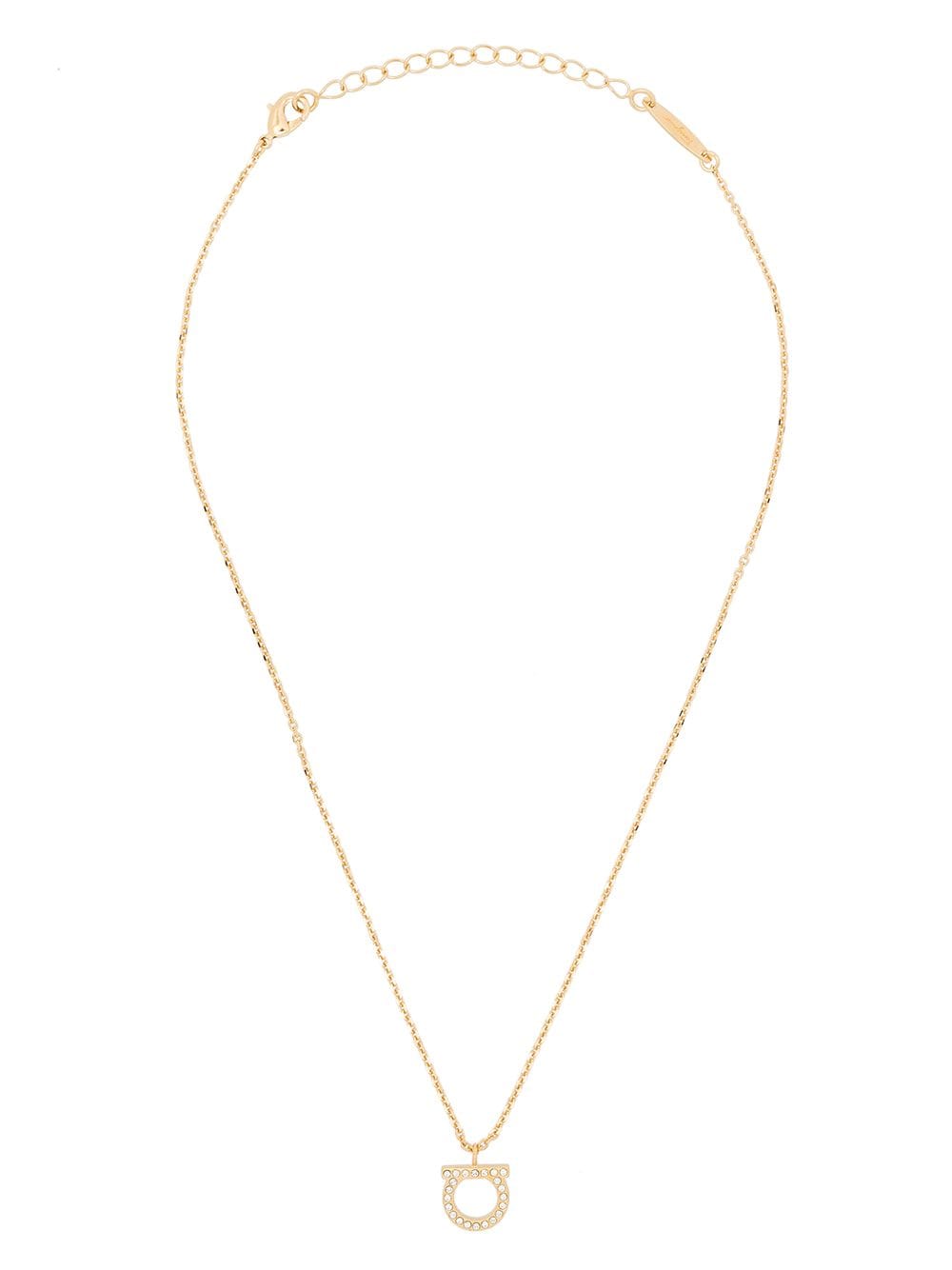 Ferragamo Gancini Necklace — Gold