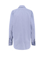 Maison Margiela Shirts Light Blue Grey Cotone