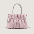 PU Event/Party Clutches & Bags With Pleats/Rhinestone