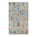 Multicolor Abstract Tribal Pattern Accent Rug