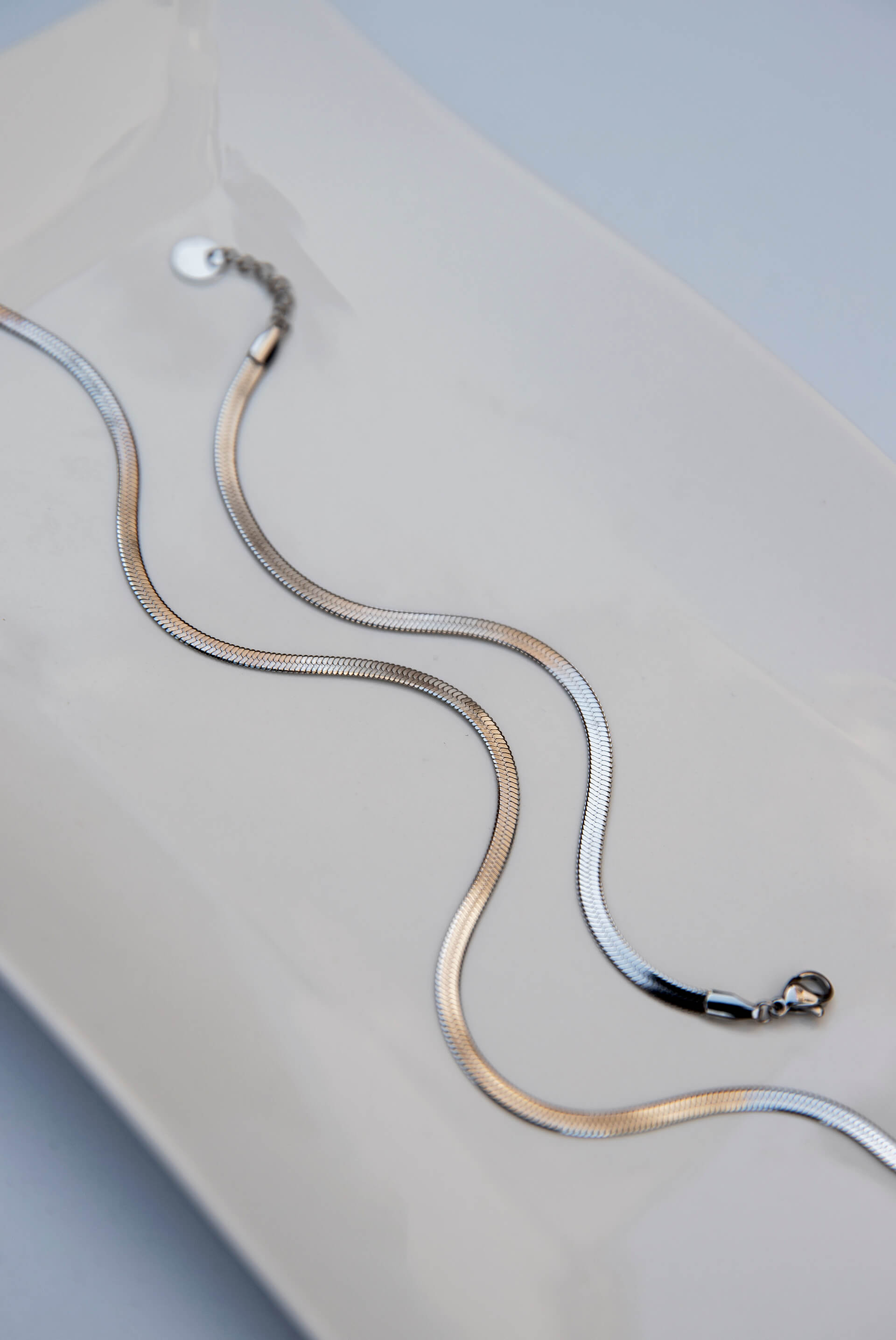 Cadena Python (Plateado)