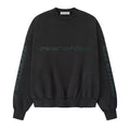 Fear Of God Essentials "Los Angeles" Cropped Crewneck Sweater - Vintage Black