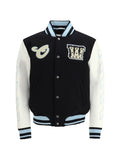 Off-White Varsity Star Logo Jacket — Black