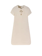 Valentino Dresses Ivory Virgin Wool Silk - 40