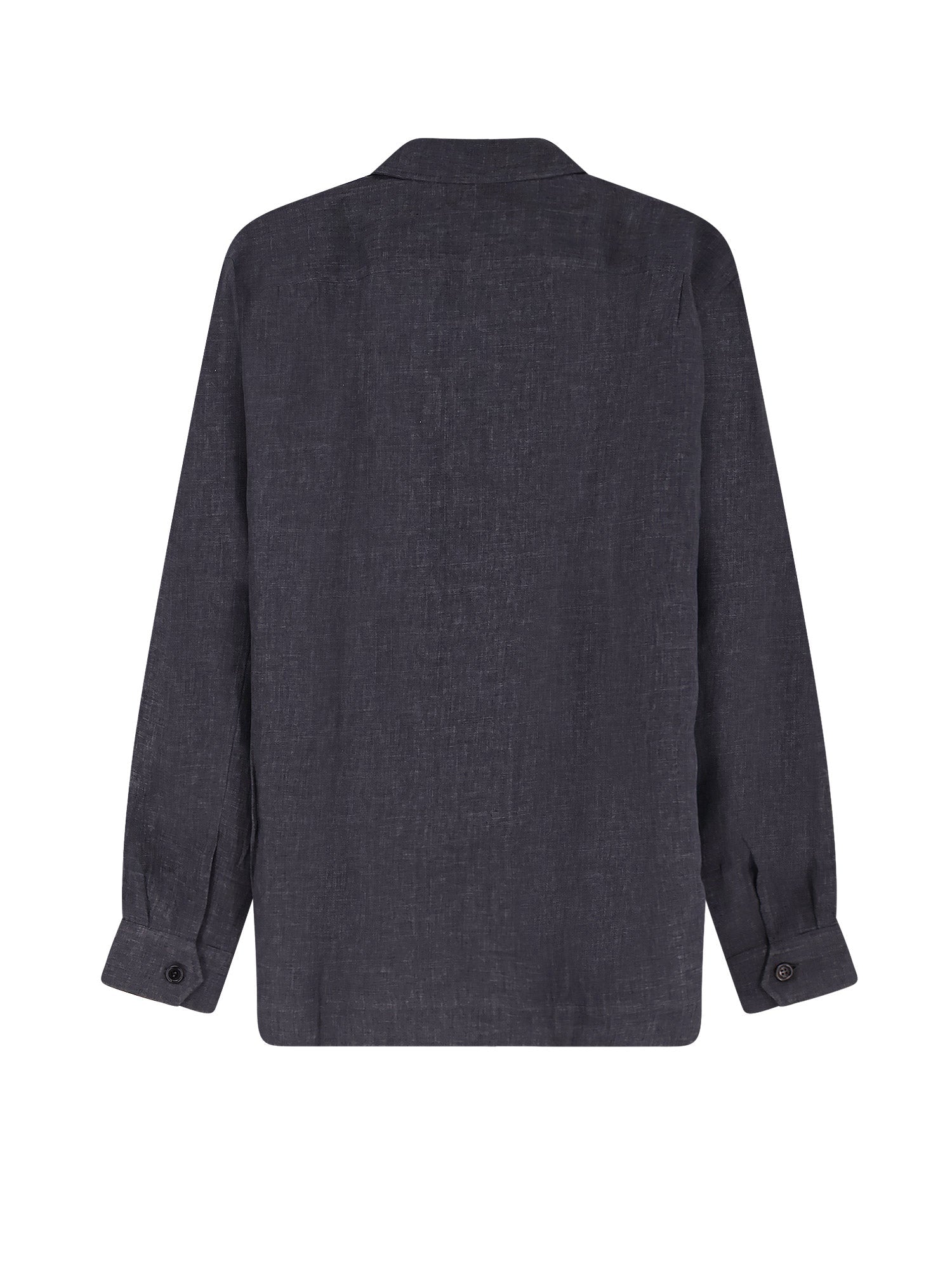 Brunello Cucinelli Shirts Anthracite Lino