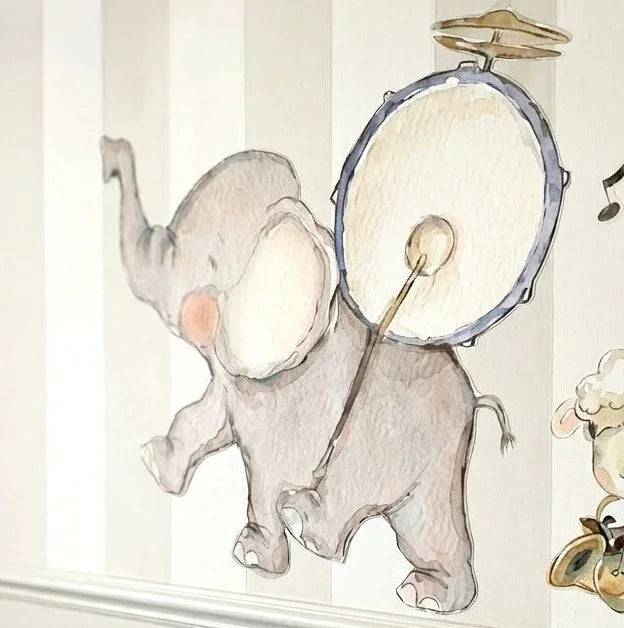 Vinilo Decorativo Infantil Banda Musical SUEÑOS DE CIGUEÑA