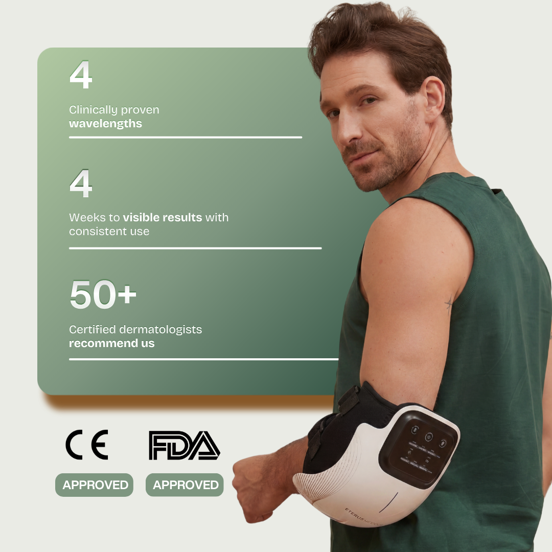 Masajeador de Rodilla Inalámbrico | Alivio del Dolor Articular por Infrarrojos, Calor, Láser y Vibración